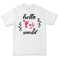 White Hello world Premium Tee - Bettercallsaul