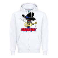 White uncle pecos crambone Zipper Hoodie - trangStudio