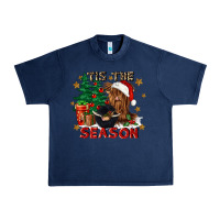 Navy tis the season Urban Heavy Tee - CowGirlArtShop