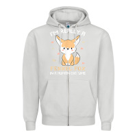 Dove Grey i'm really a fennec fox in a human costume funny gift t shirt Zipper Hoodie - trangStudio