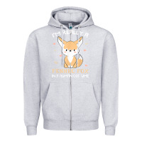 Heather Grey i'm really a fennec fox in a human costume funny gift t shirt Zipper Hoodie - trangStudio