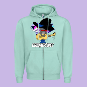 Uncle Pecos Crambone Retro 80s Zipper Hoodie Designed By Trangstudio
