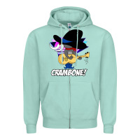 Seafoam uncle pecos crambone retro 80s Zipper Hoodie - trangStudio