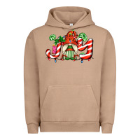Pigment Burro joy with gnomes and christmas cookie and candies Urban Hoodie - AdoDesignShop