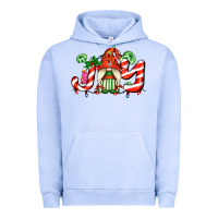 Pigment Grape Ice joy with gnomes and christmas cookie and candies Urban Hoodie - AdoDesignShop