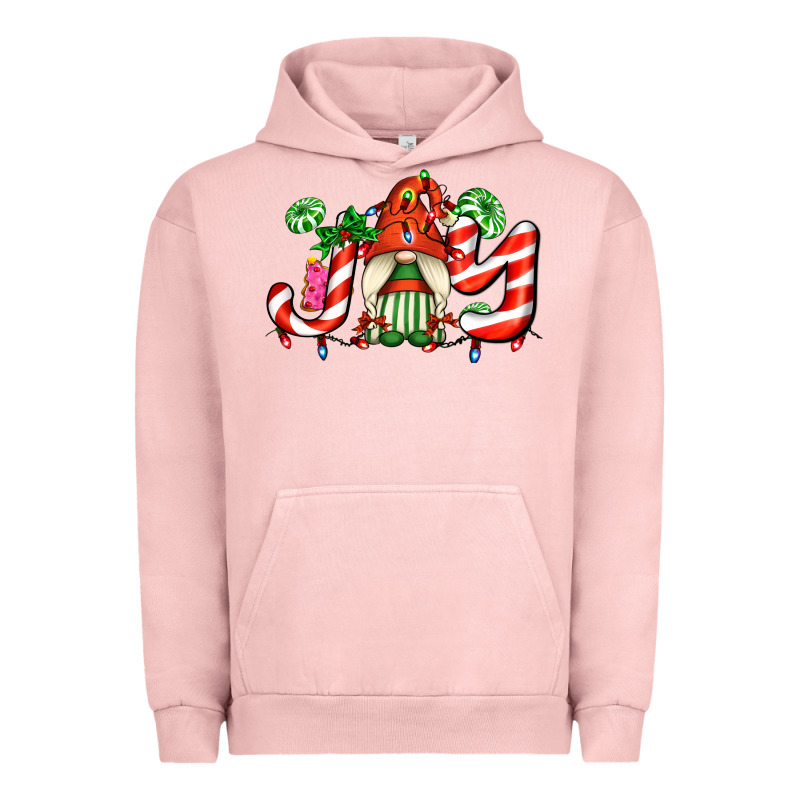 Joy With Gnomes And Christmas Cookie And Candies Urban Hoodie by AdoDesignShop | Teevron