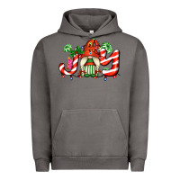 Pigment Tornado joy with gnomes and christmas cookie and candies Urban Hoodie - AdoDesignShop