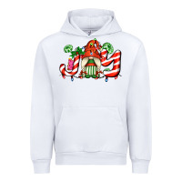 White joy with gnomes and christmas cookie and candies Urban Hoodie - AdoDesignShop