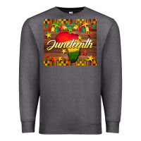 Charcoal Heather Juneteenth Premium Sweatshirt - BarkalooDesign