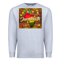Heather Grey Juneteenth Premium Sweatshirt - BarkalooDesign