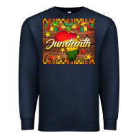 Navy Juneteenth Premium Sweatshirt - BarkalooDesign