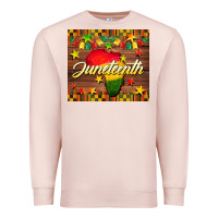 Pale Pink Juneteenth Premium Sweatshirt - BarkalooDesign