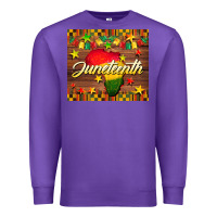 Purple Juneteenth Premium Sweatshirt - BarkalooDesign
