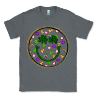 Charcoal Heather st patrick s day smiley face Classic Tee - Artiststas