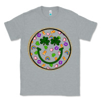 Heather Grey st patrick s day smiley face Classic Tee - Artiststas