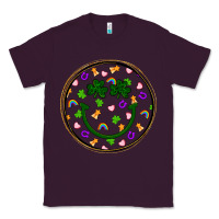 Plum st patrick s day smiley face Classic Tee - Artiststas