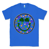 True Royal st patrick s day smiley face Classic Tee - Artiststas