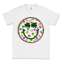 White st patrick s day smiley face Classic Tee - Artiststas