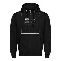 Black guilin  china classic everyday travel souvenir Zipper Hoodie - trangStudio