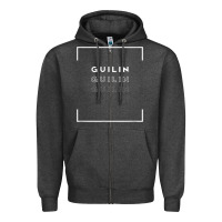 Charcoal Heather guilin  china classic everyday travel souvenir Zipper Hoodie - trangStudio