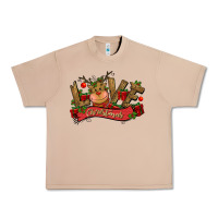 Burro love christmas reindeer Urban Heavy Tee - CowGirlArtShop
