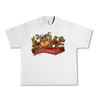 Lunar Rock love christmas reindeer Urban Heavy Tee - CowGirlArtShop