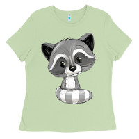 Matcha raccoon Ladies Tee - texasbilliewilder