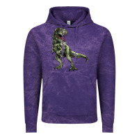 Cloud Purple T-rex Vintage Hoodie - HowdyJamesFarm