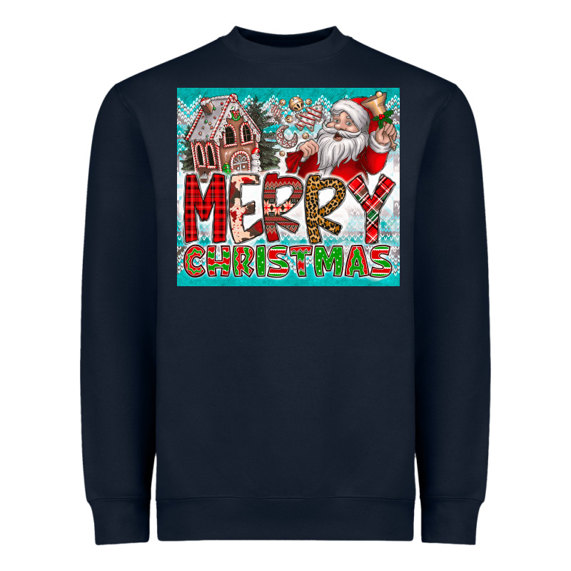 Merry Christmas Heavyweight Sweatshirt by CowhideDigitalArt | Teevron