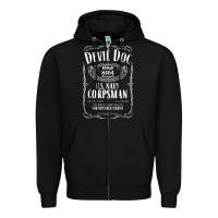 Black corpsman 8404 devildoc gift for corpsman t shirt Zipper Hoodie - trangStudio