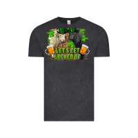 Vintage Black let's get lucked up charolais and black angus bull Vintage Tee - RanaPortraitStore