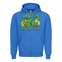 True Royal with god all things are possible Zipper Hoodie - Artiststas