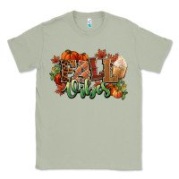 Matcha Fall vibes pumpkins Classic Tee - NancyCooperArtShop