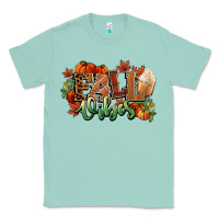 Seafoam Fall vibes pumpkins Classic Tee - NancyCooperArtShop