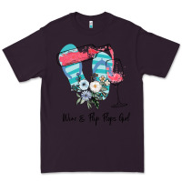 Plum Wine Flip Flops Girl Premium Tee - Bettercallsaul