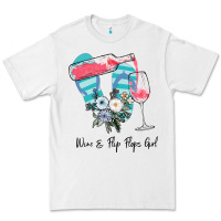 White Wine Flip Flops Girl Premium Tee - Bettercallsaul