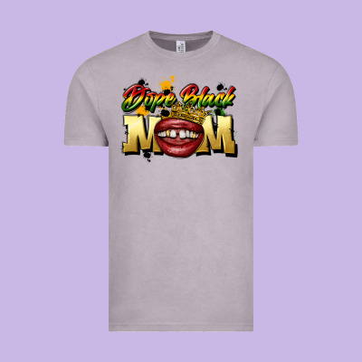Black Mom Vintage Tee Designed By Cowgirlartshop