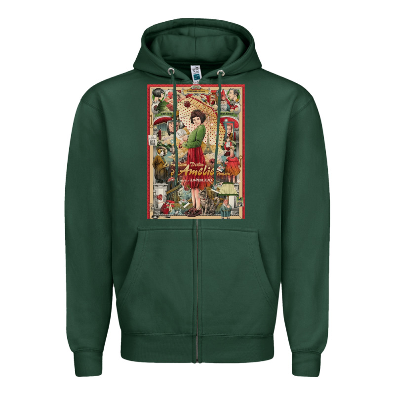Amelie 2001 Movies Poster Zipper Hoodie by trangStudio | Teevron