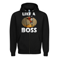Black like a boss duck tales art gift for fans Zipper Hoodie - trangStudio