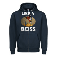 Navy like a boss duck tales art gift for fans Zipper Hoodie - trangStudio
