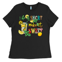 Black life is  make it sweet Ladies Tee - NancyCooperArtShop