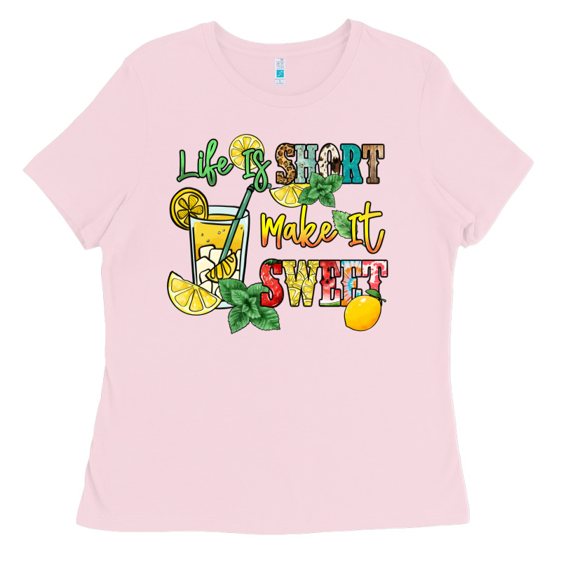 Life Is  Make It Sweet Ladies Tee by NancyCooperArtShop | Teevron