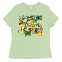 Matcha life is  make it sweet Ladies Tee - NancyCooperArtShop