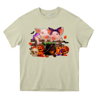 Mossy halloween pigs Heavy Core Tee - RanaPortraitStore