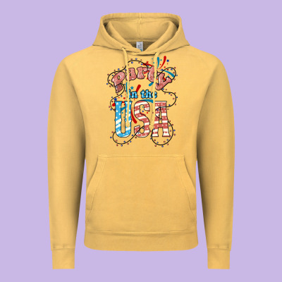 Party In The Usa 4th Of July Vintage Hoodie Designed By Howdyjamesfarm
