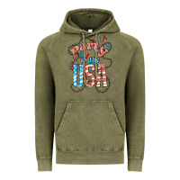 Vintage Olive Party in the USA 4th of july Vintage Hoodie - HowdyJamesFarm
