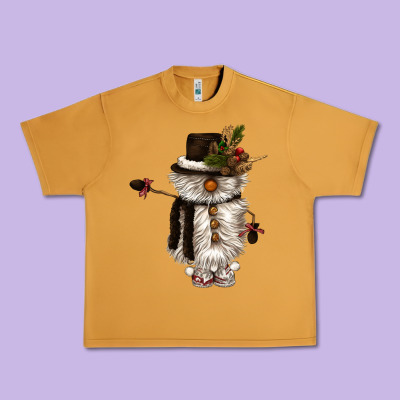 Snowman Gnome Urban Heavy Tee Designed By Cowgirlartshop