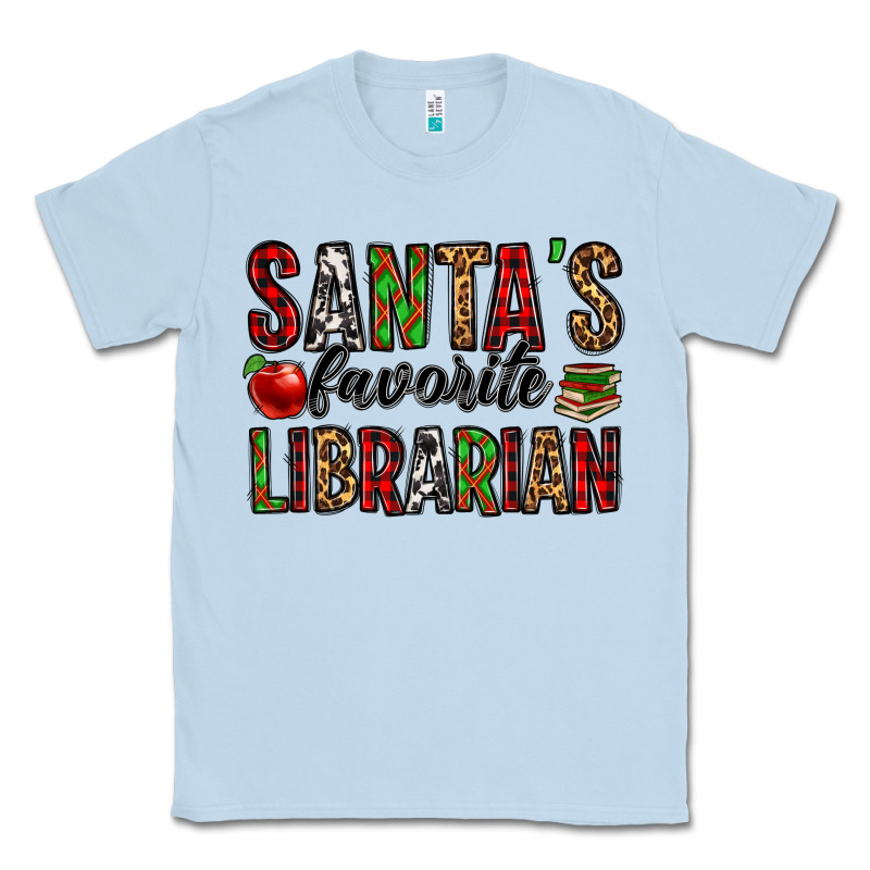 Santa's Favorite Librarian Classic Tee by Jasminsmagicworld | Teevron