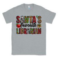 Heather Grey santa's favorite librarian Classic Tee - Jasminsmagicworld