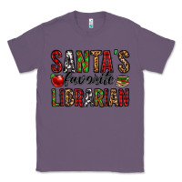 Lavender santa's favorite librarian Classic Tee - Jasminsmagicworld